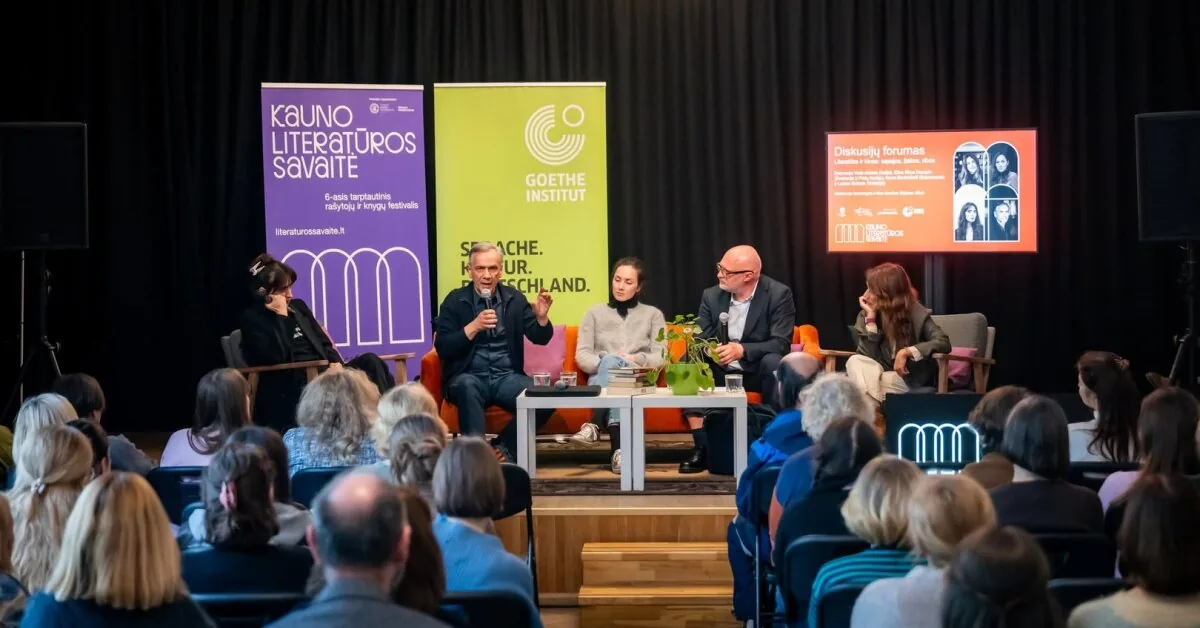 The first symposium of Lithuanian, Ukrainian, and Polish writers is being held in Šeteniai