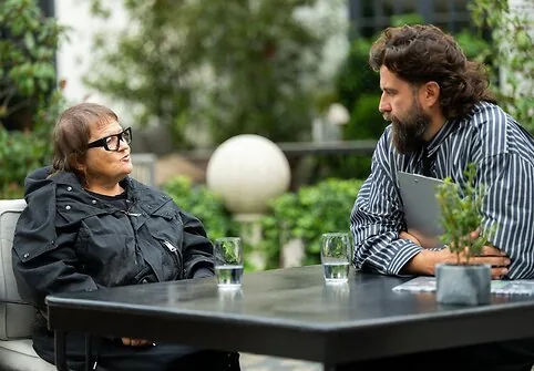 Moment from “Kamantinėjimai” with Dalia Ibelhauptaitė