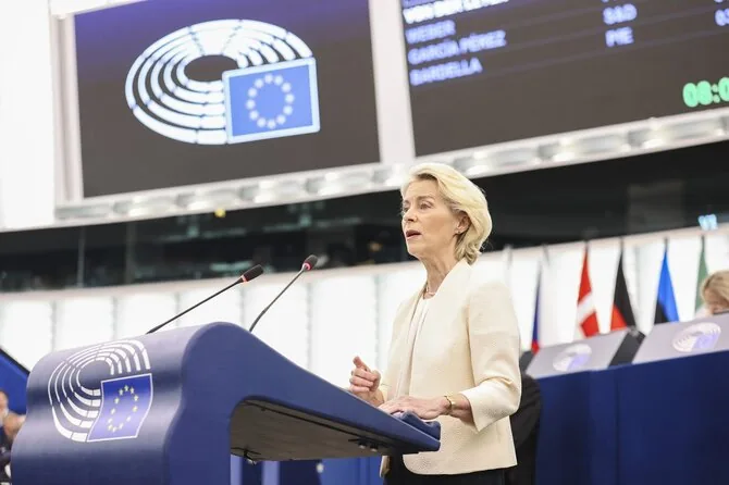 Europos Parlamento nuotr./Ursula von der Leyen