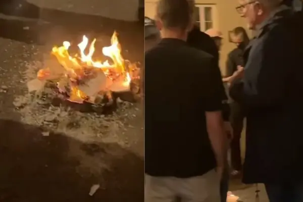 The Quran publicly burned in Vilnius: video spread