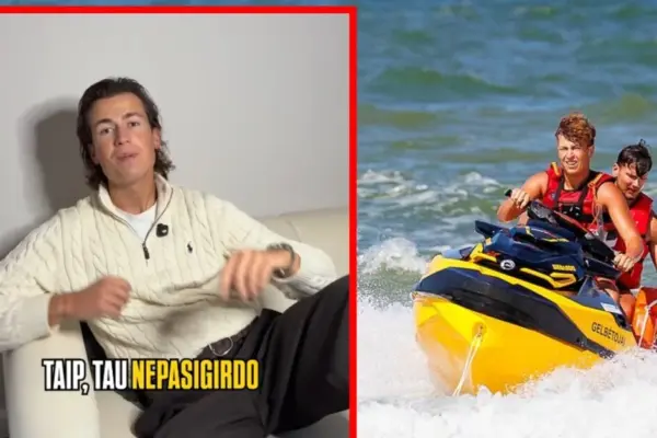 Palanga lifeguard Kajus Pirožnikas announced unexpected news
