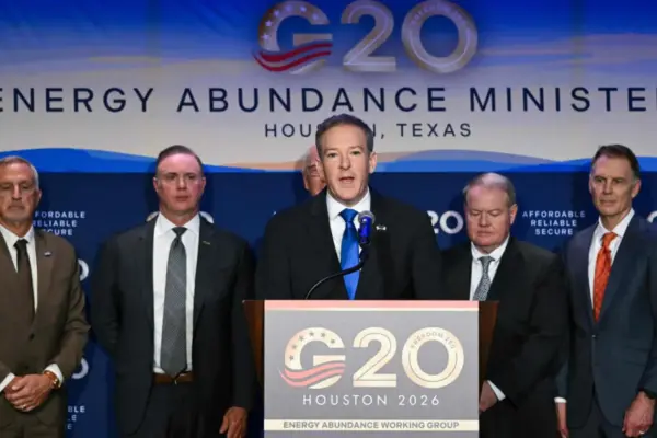 At an important energy meeting – US boasting about its power