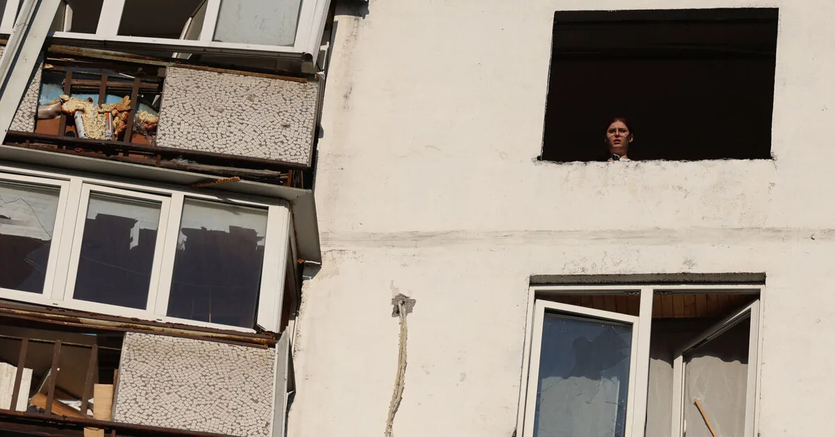 Three children were injured in a Russian attack in the Kyiv region this morning