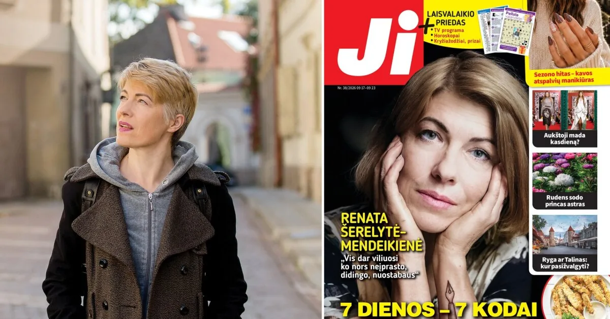Renata Šerelytė-Mendeikienė – about the writer's peace, cherished solitude, and necessary doubt