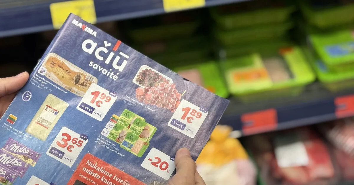 „Ačiū“ weekly prices: Milka chocolate – 1.29 Eur, fresh Vilniaus paukštynas poultry – 20% discount, eye-catching are also the differences in hammered prices