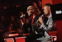 Moment from the thirteenth season of 'The Voice of Lithuania'