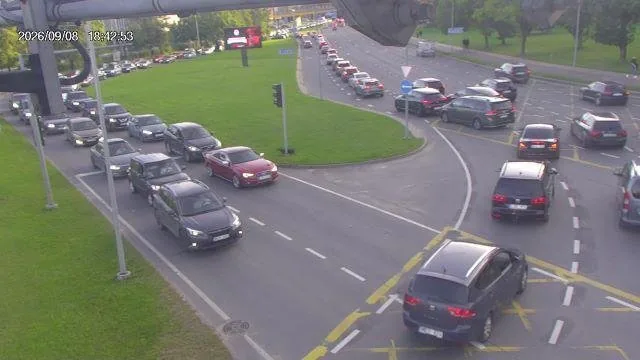 Image from the 'judu.lt' app/Traffic jams at the scene