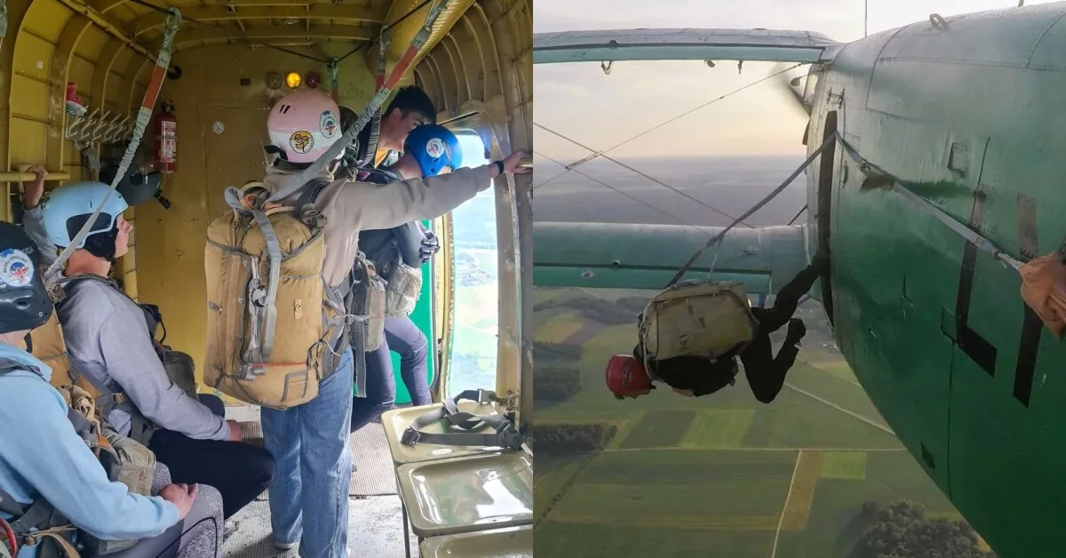 "Man would have only 20 seconds left to live": Lithuanian parachutist revealed what really happens when jumping out of a plane