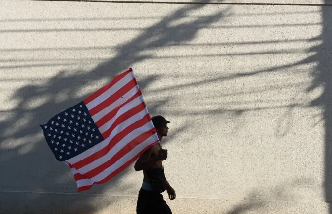 U.S. flag / Fabio Teixeira / ZUMAPRESS.com