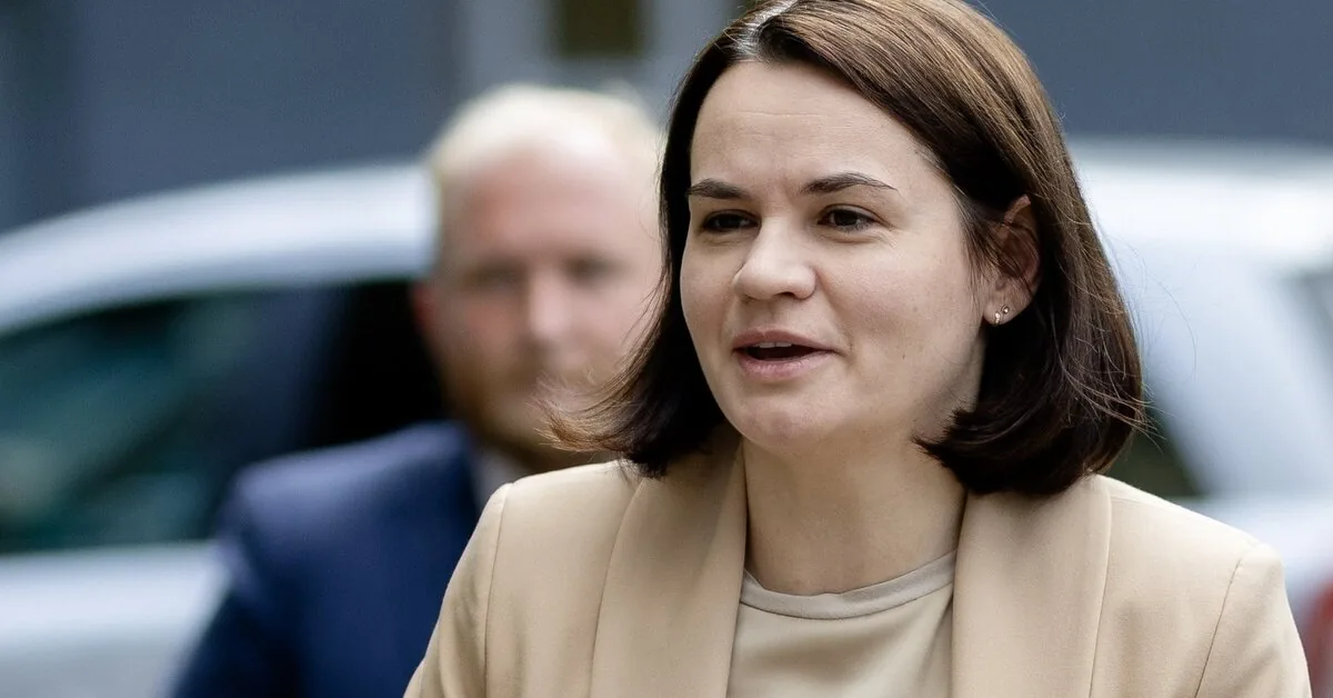 Sviatlana Cichanouskaja: now is not the time to ease sanctions on Aliaksandr Lukashenko