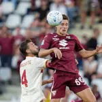 Gvidas Gineitis played a half against the leaders of the Italian championship