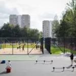 A renovated sports ground opened in Vilnius: it will also be used by the children of German soldiers