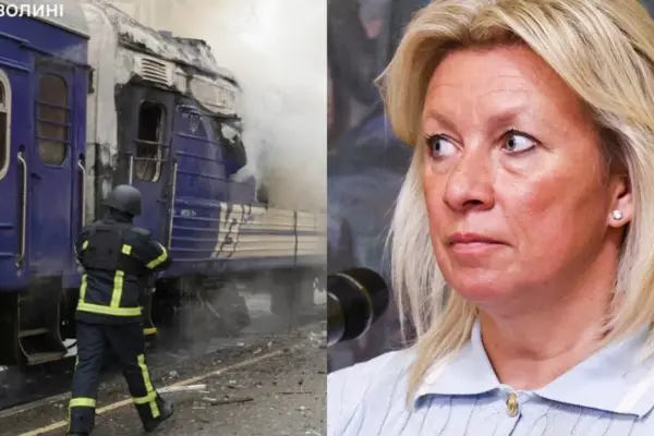 After the train crash – surprising words from Zakharova