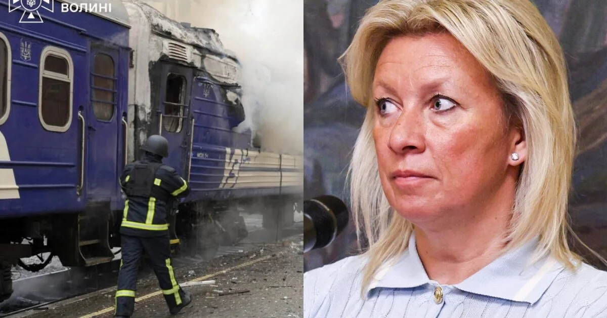 After the train crash – surprising words from Zakharova