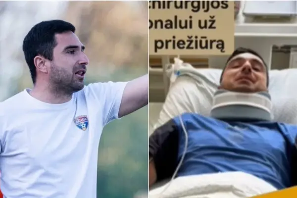 „Bangos“ coach hospitalized: unable to move arm