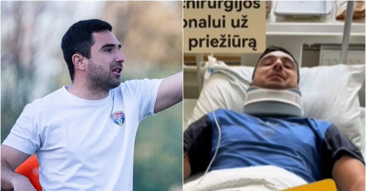 „Bangos“ coach hospitalized: unable to move arm