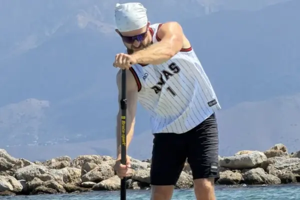 Difficulties did not stop: Korobovas won the European Championship silver on a borrowed paddleboard