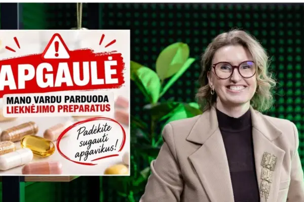 False weight loss supplement advertisement is again being spread in the name of Vaida Kurpienė: "This is a lie"