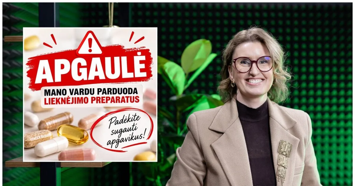 False weight loss supplement advertisement is again being spread in the name of Vaida Kurpienė: "This is a lie"