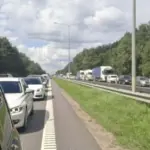 Drivers, arm yourselves with patience: a traffic jam has formed near Kaunas