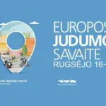 Europos judumo savaitės startas: darniai judėti kviečiama visa Lietuva