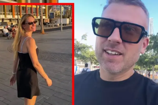 Mindaugas Lipnius, who published a photo of a charming woman with a "heart," immediately sparked speculation: it turned out who she is