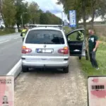 Latvian border guards presented a Polish driver's license that was never issued to him