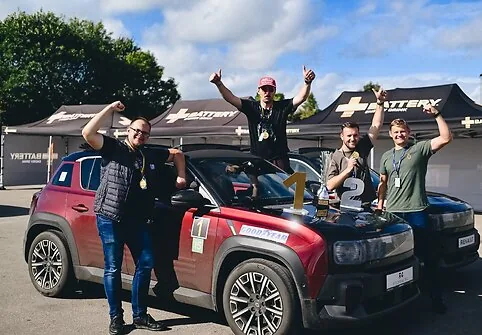 „Eldrive“ 24h electric car race finish