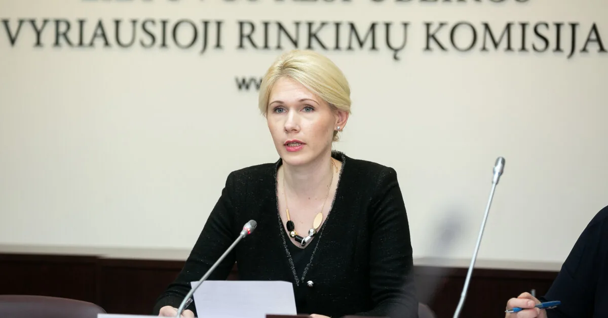 Signatures collected in the Seimas regarding no confidence in VRK member Laura Matjošaityte