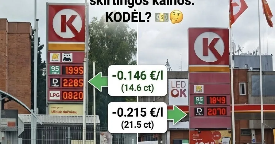 Gas station price frenzy: the same fuel, but the price differs by more than 20 cents