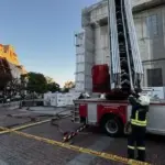 Firefighters mobilize in front of Vilnius Town Hall: the cause has been revealed