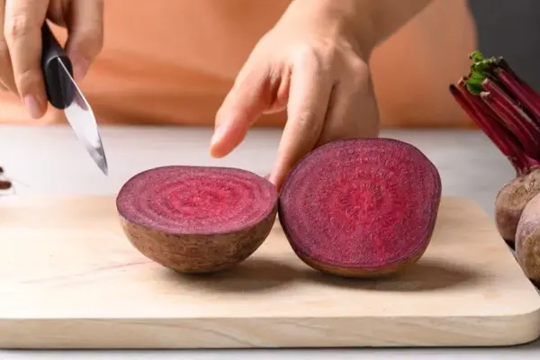 What happens to blood vessels when you frequently eat beets?