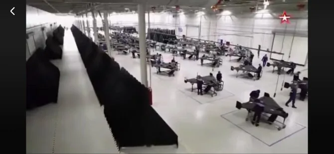 Freeze frame/Shahed drones produced at the Alabuga factory in Russia