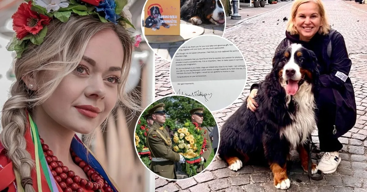 It all started with the smallest puppy: a Vilnius woman's story even reached the former President of Ireland