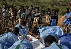 Ebola patient funeral