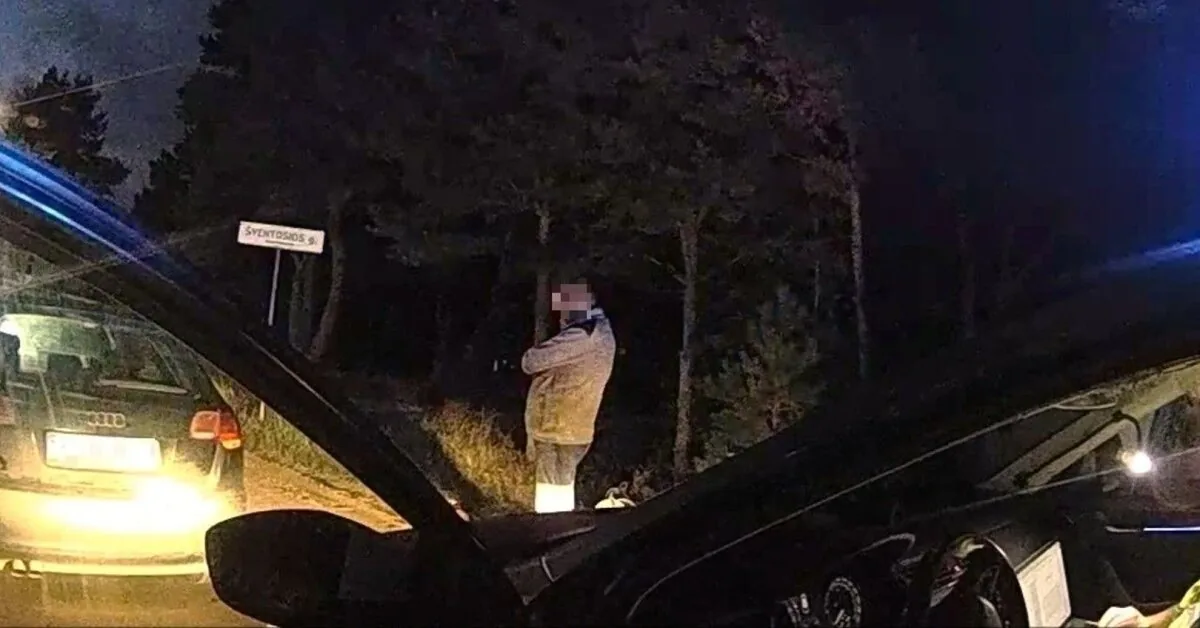 The night of September 1st in Palanga: the drunkest in the crew of intoxicated men – a driver without a license