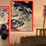„Burning Man“ turned into „Mud Man“: the festival is sinking in mud, participants are stuck in the desert