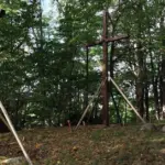 Old cemetery being restored in Kretinga district: old crosses and chapels are being renovated