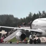 The planned trip to Amsterdam was stopped by officers at Vilnius airport