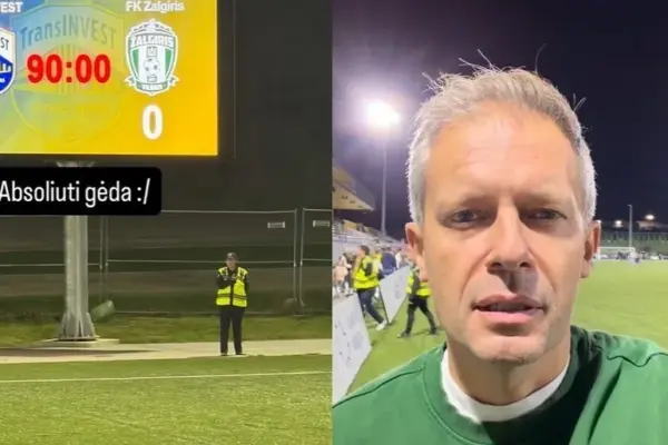 Strict Tapinas' reaction to Žalgiris' crushing defeat: "Absolute shame"