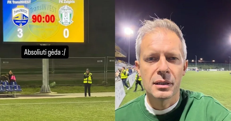 Strict Tapinas' reaction to Žalgiris' crushing defeat: "Absolute shame"