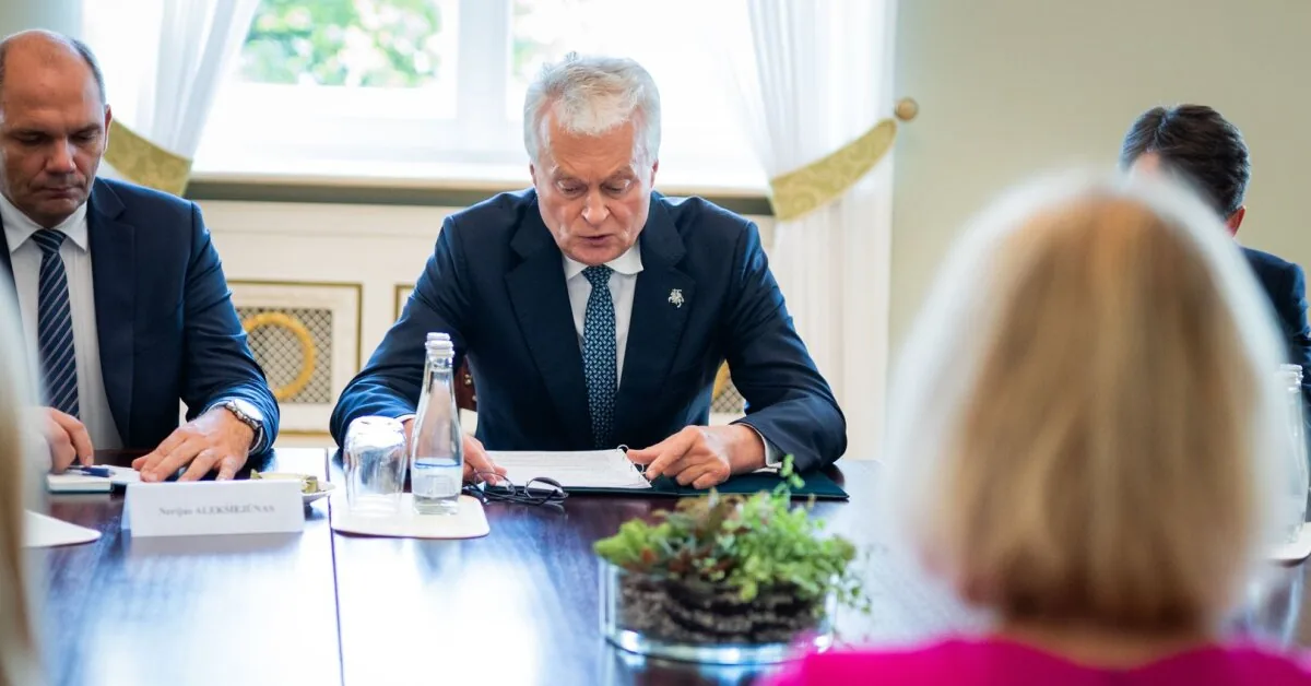 President Gitanas Nausėda will participate in the European Arctic Summit in Finland