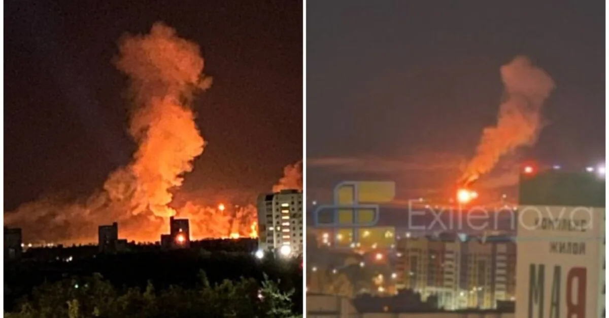 Ukraine struck an oil refinery in the Russian city of Saratov