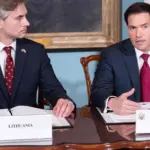 Kęstutis Budrys says he did not speak in detail about Belarus in Washington, but discussed sanctions earlier