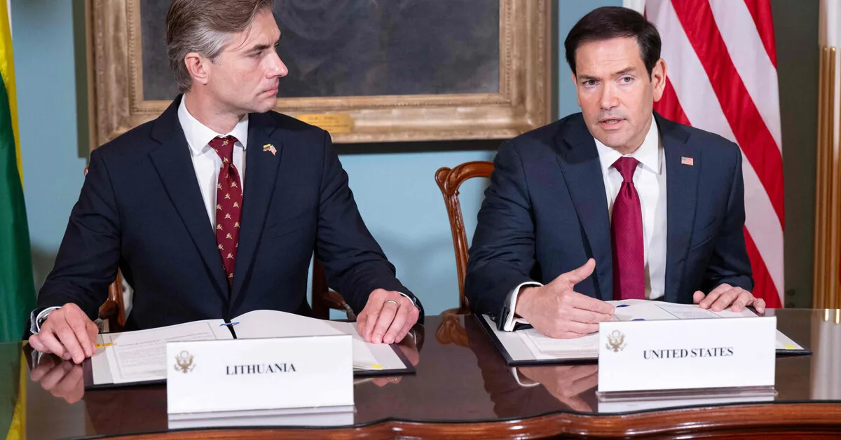 Kęstutis Budrys says he did not speak in detail about Belarus in Washington, but discussed sanctions earlier