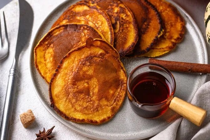 Shutterstock photo/Pumpkin pancakes