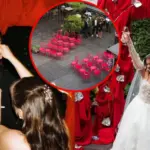 Published footage of Eurovision star Jurij Veklenko and his wife Justina's wedding – something particularly catches the eye