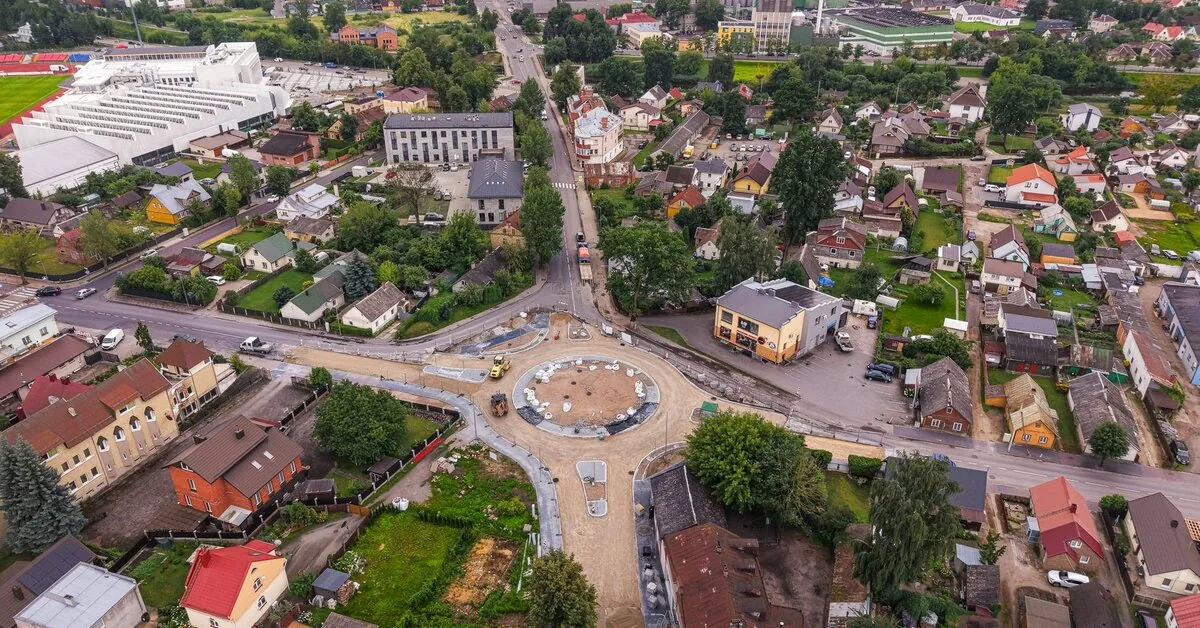 Intersection reconstruction is finishing in Panevėžys: bus routes will change