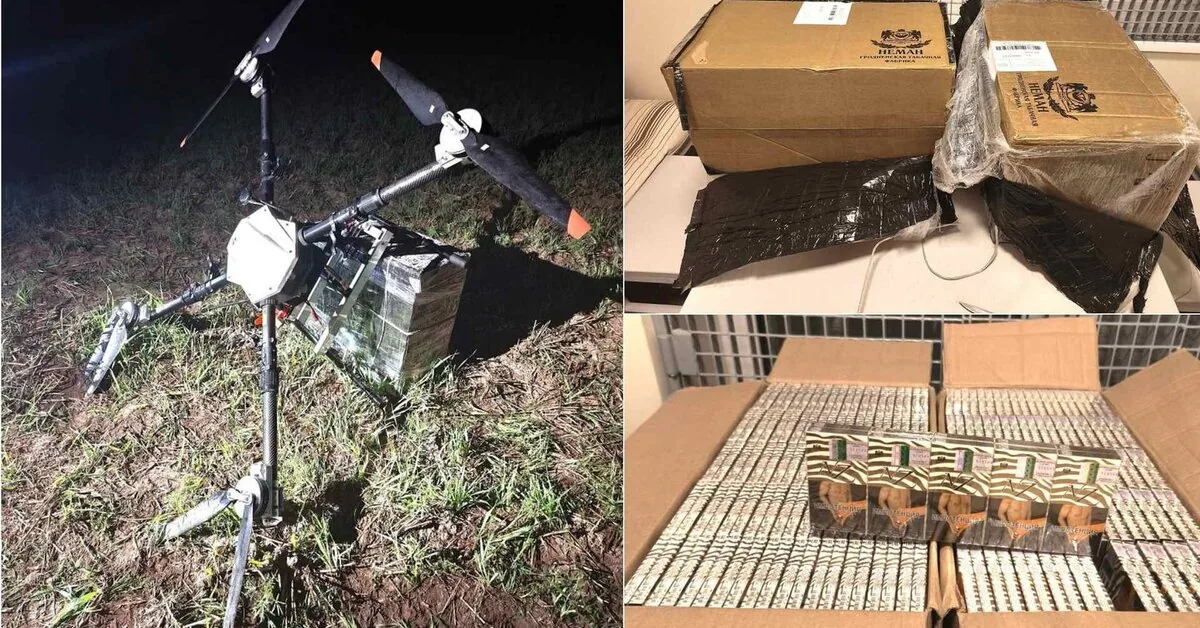 The black market lost a thousand packs of cigarettes and the smuggler drone that was carrying them