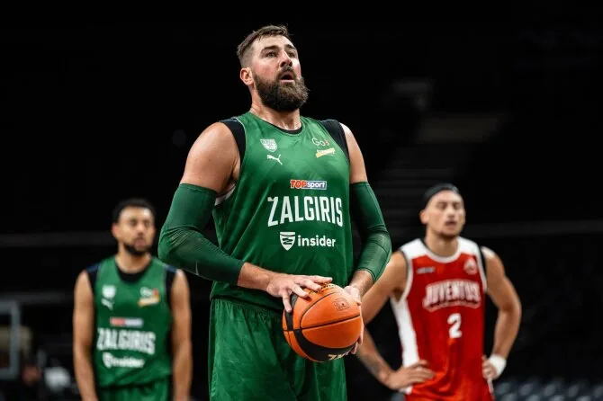 Roko Snarskio / zalgiris.lt nuotr./Jonas Valančiūnas